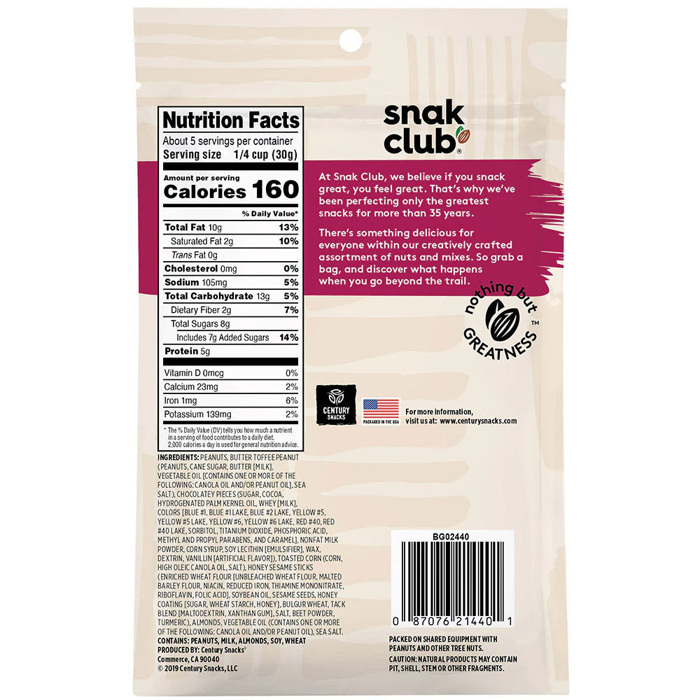 SNAK CLUB - SC-RS-SWEET SALTY MIX 5.5OZ /6