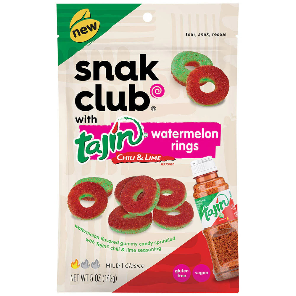 SNAK CLUB - SC-RS-TAJIN WATERMELON RINGS 5OZ/6