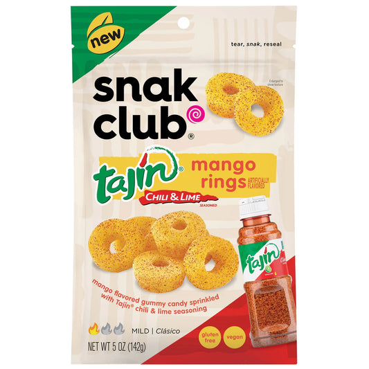SNAK CLUB - SC-RS-TAJIN MANGO RINGS 5OZ/6