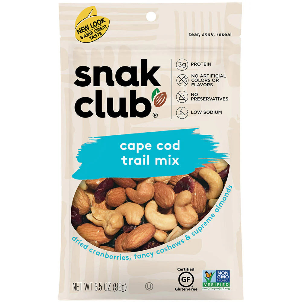 SNAK CLUB - SC-RS-CAPE COD TRAIL MIX 3.5OZ /6