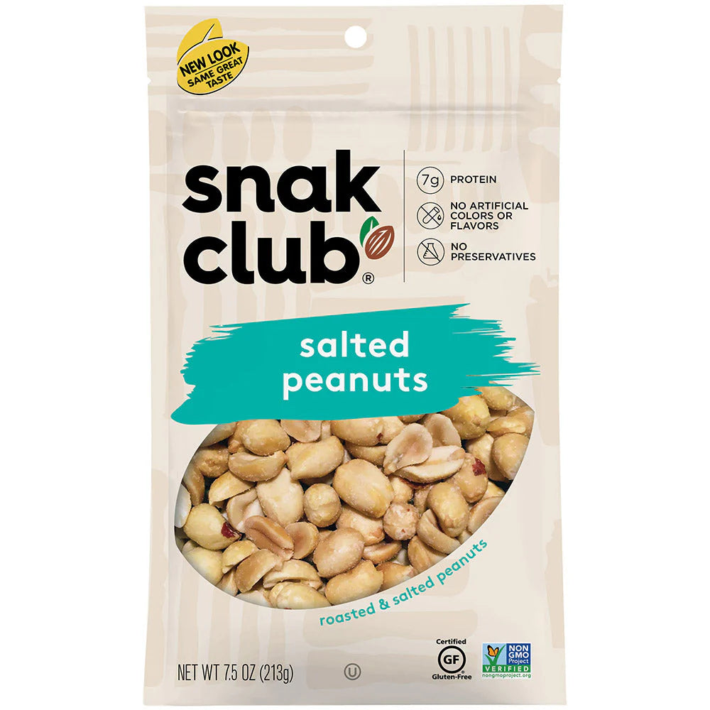 SNAK CLUB - SC-RS-R/S PEANUTS 7.5OZ /6