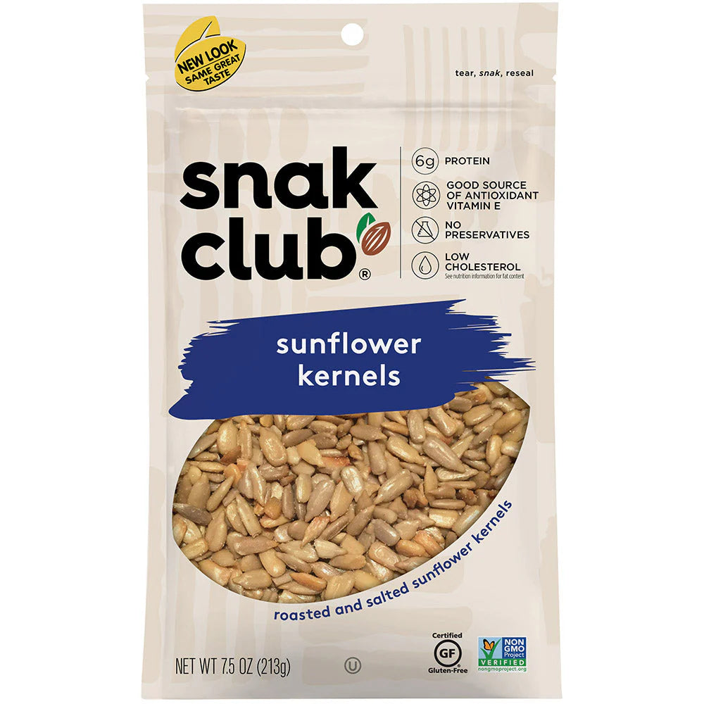 SNAK CLUB - SC-RS-SUNFLOWER KERNELS 7.5OZ /6