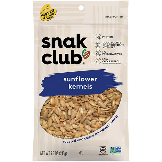 SNAK CLUB - SC-RS-SUNFLOWER KERNELS 7.5OZ /6