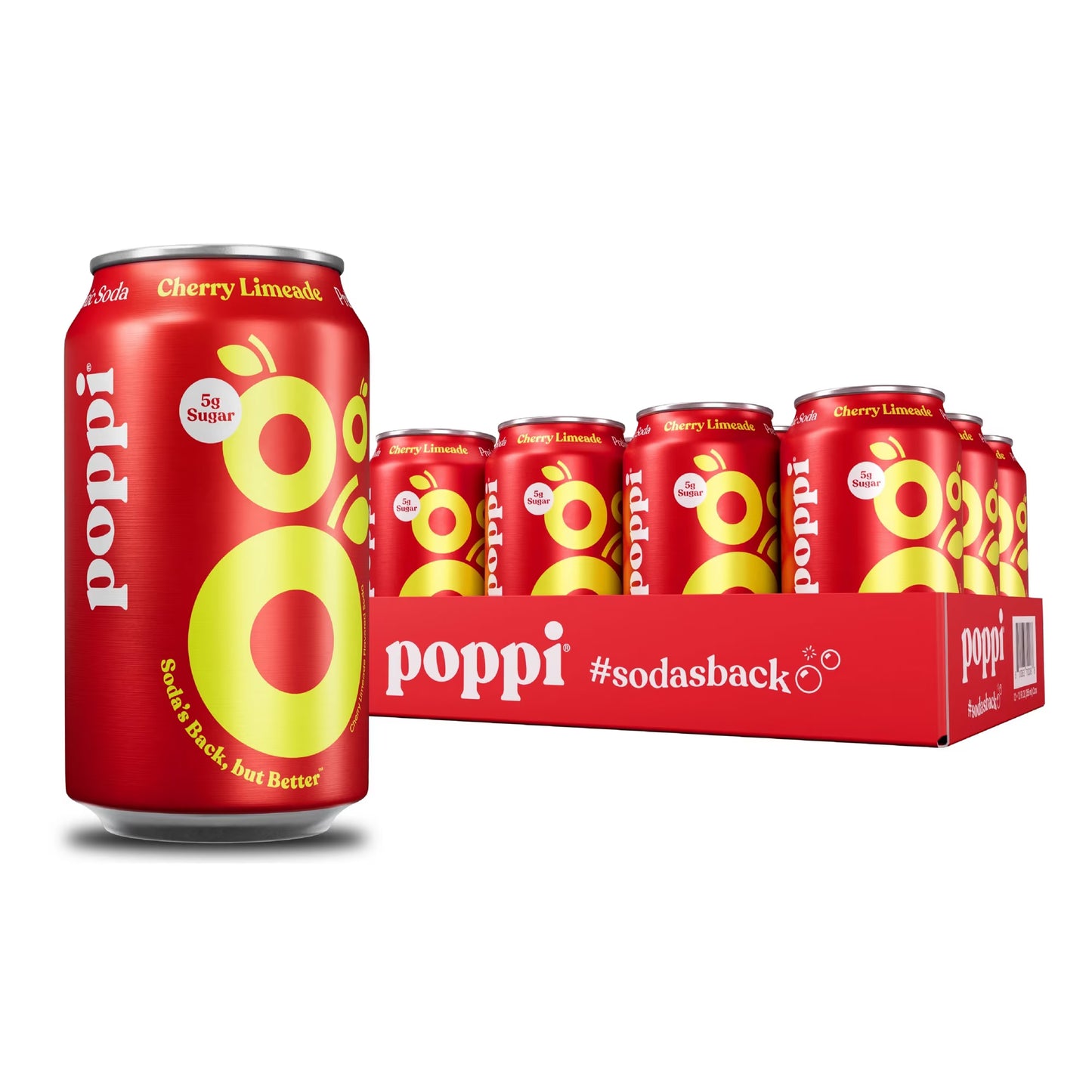 POPPI CHERRY LIMEADE CAN 12/ 12OZ