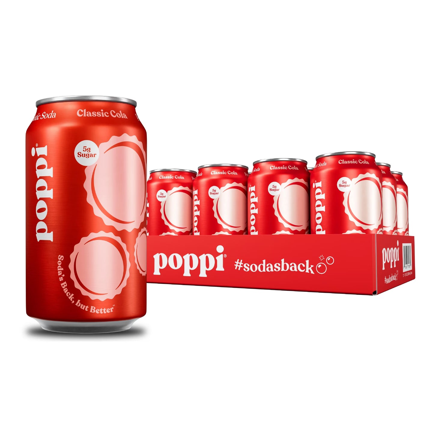POPPI CLASSIC COLA CAN 12/ 12OZ