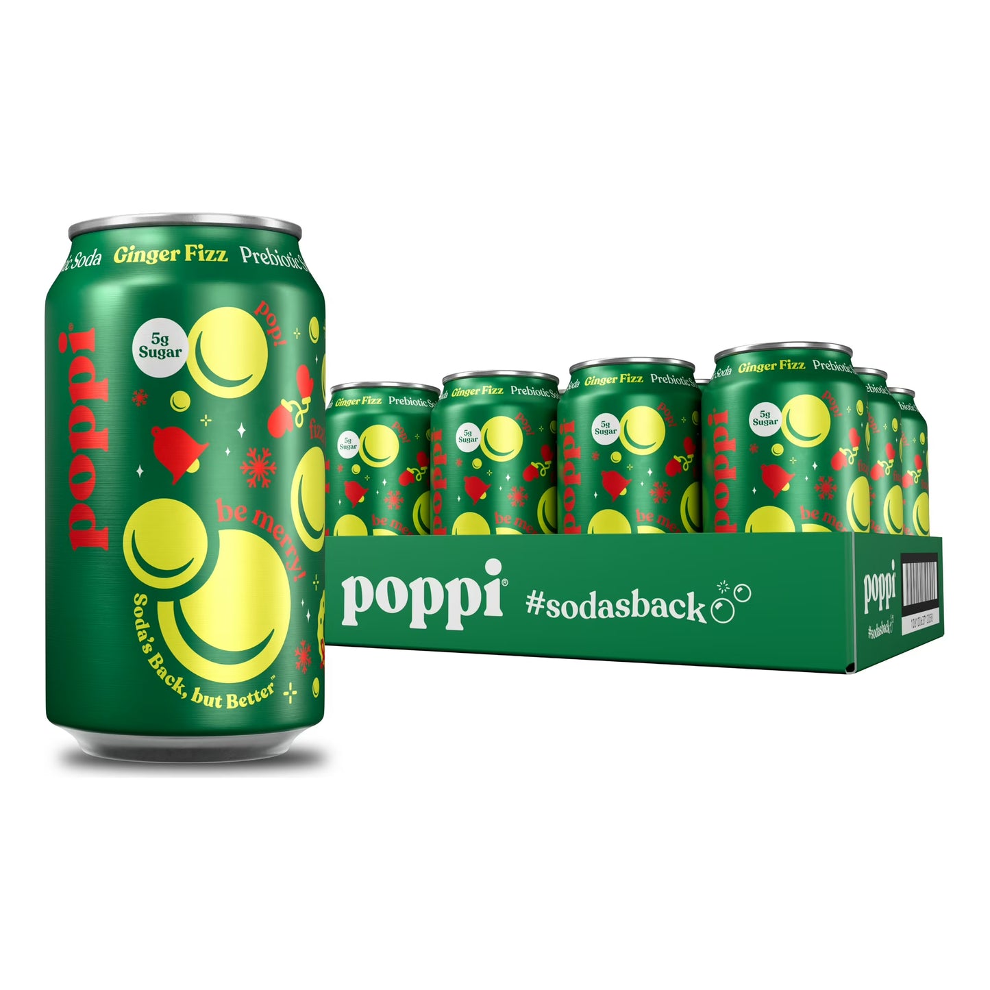 POPPI GINGER LIME CAN FIZZ - 12/ 12OZ