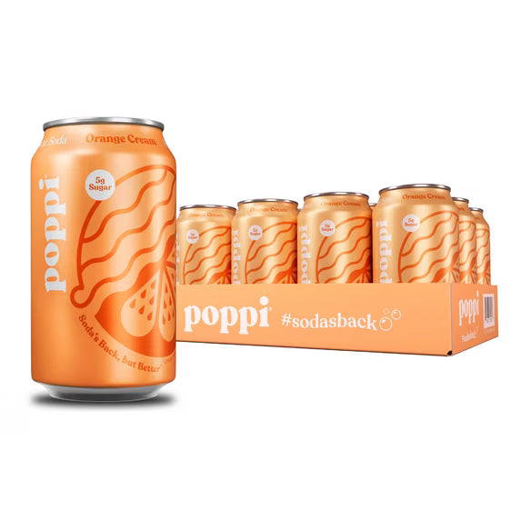 POPPI ORANGE CREAM CAN 12/ 12OZ