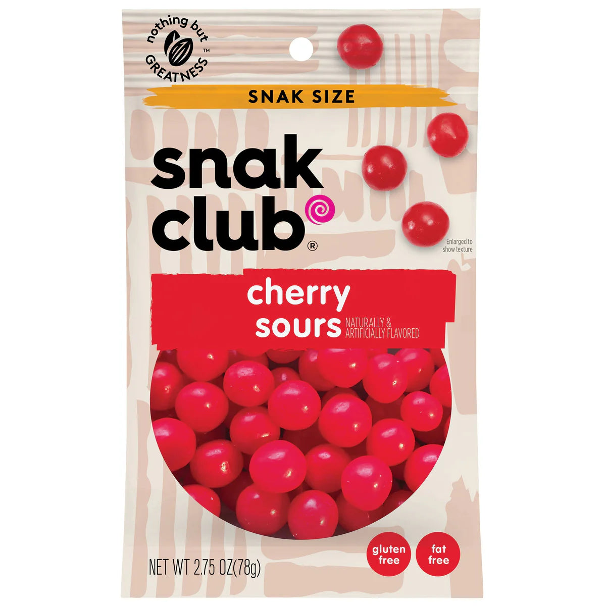 SNAK CLUB - SC-SS-CHERRY SOURS 2.75oz/12