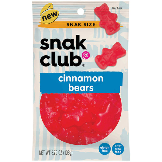 SNAK CLUB - SC-SS-CINNAMON BEARS 3.75oz/12