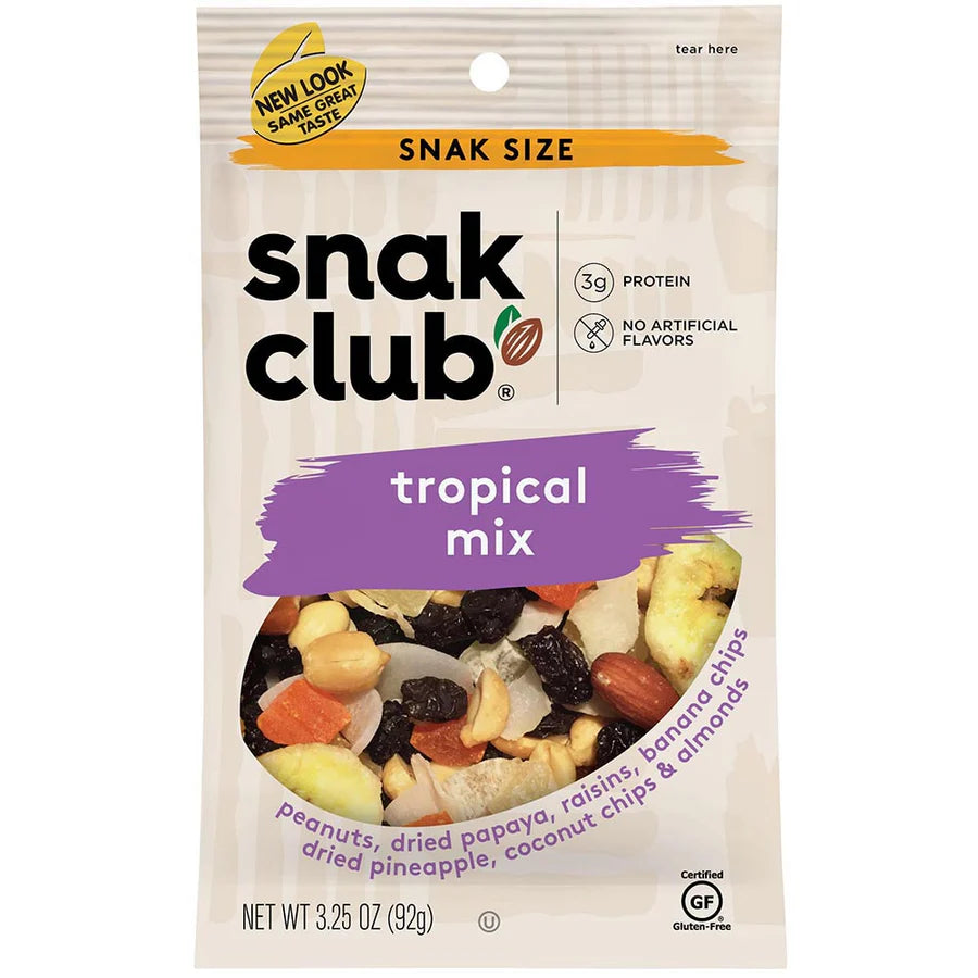 SNAK CLUB - SC-SS-TROPICAL MIX 3.25oz/12