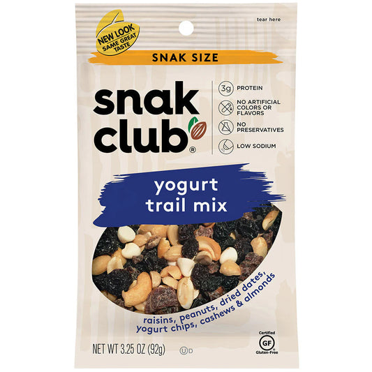 SNAK CLUB - SC-SS-YOGURT NUT MIX 3.25oz/12