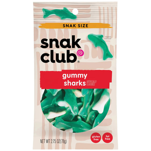 SNAK CLUB - SC-SS-GUMMY BLUE SHARK 2.75oz/12