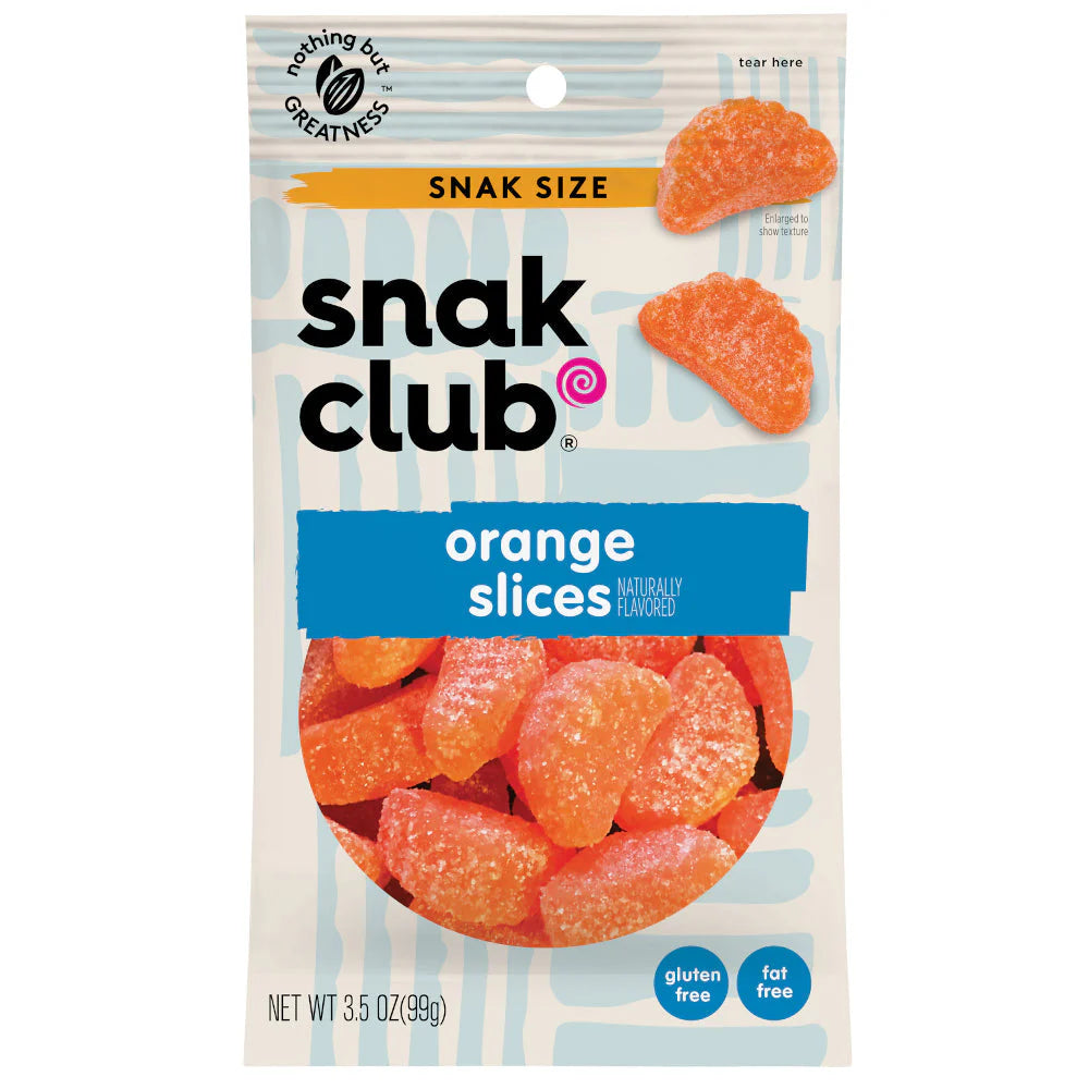 SNAK CLUB - SC-SS-ORANGE SLICES 3.5oz/12