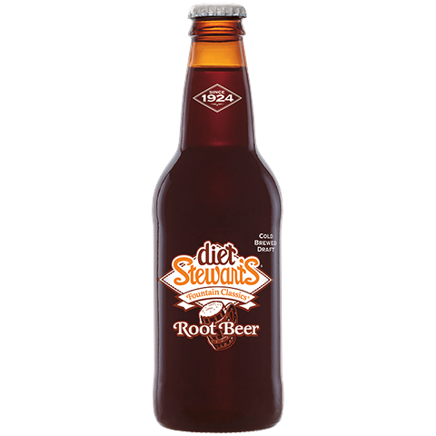 STEWART'S DIET ROOT BEER SODA -12FL OZ