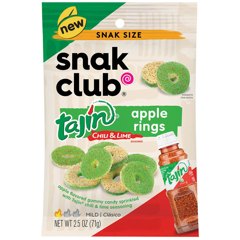 SNAK CLUB - SC-SS-TAJIN APPLE RINGS 2.5oz/12