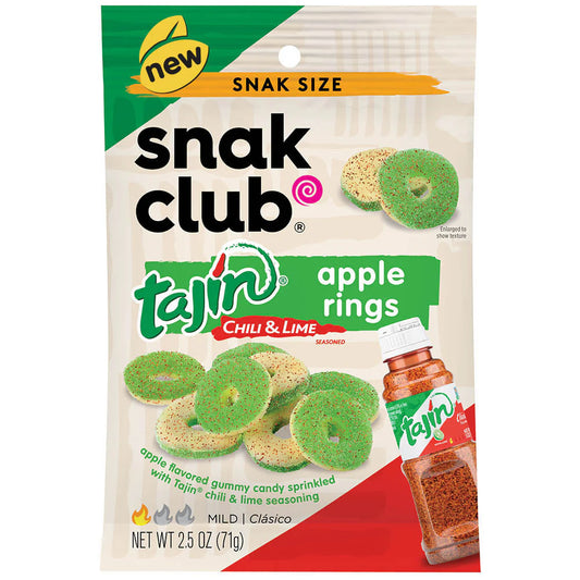 SNAK CLUB - SC-SS-TAJIN APPLE RINGS 2.5oz/12