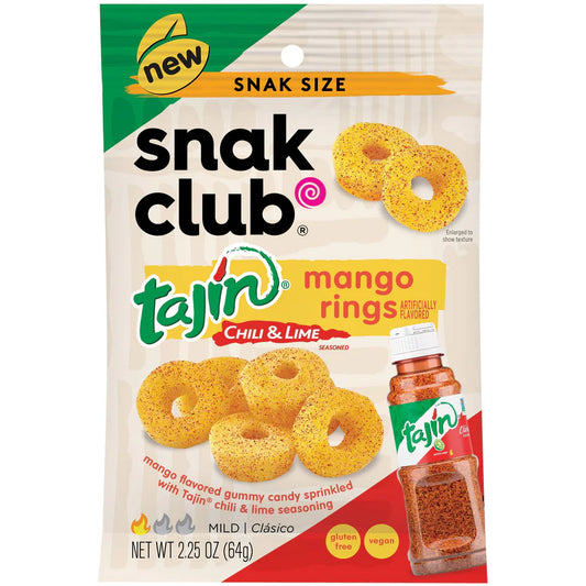 SNAK CLUB - SC-SS-TAJIN MANGO RINGS 2.25oz/12