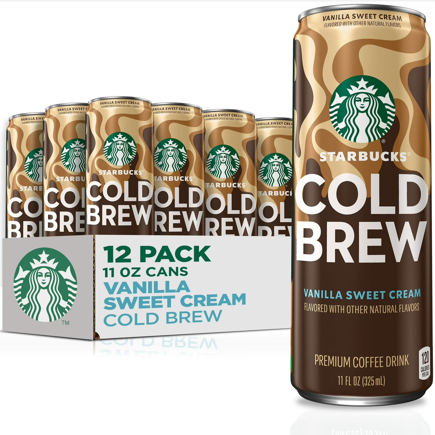 STARBUCKS -  CB VANILLA SWEET CREAM - 11OZ 12PK