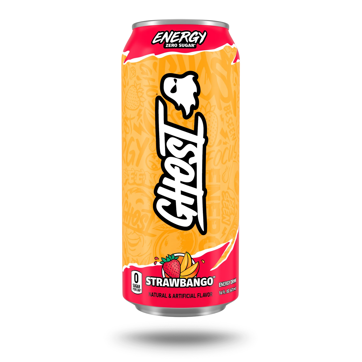 GHOST ENERGY - STRAWBANGO -16FLOZ