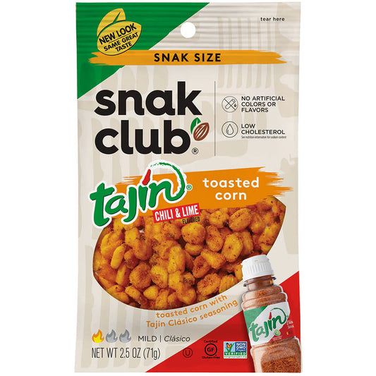 SNAK CLUB - SC-SS-TAJIN CLASICO TOASTED CORN 2.50oz/12