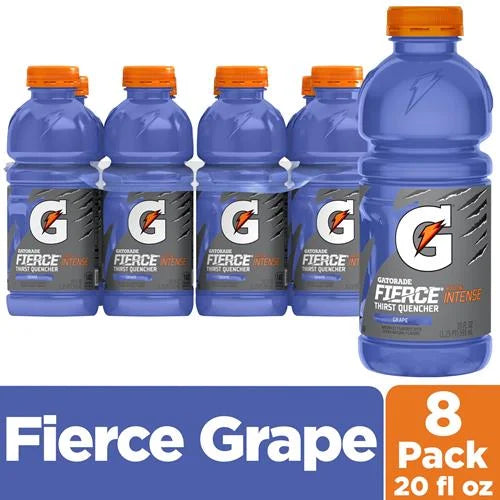 GATORADE - FIERCE GRAPE -20OZ (3X8PK)