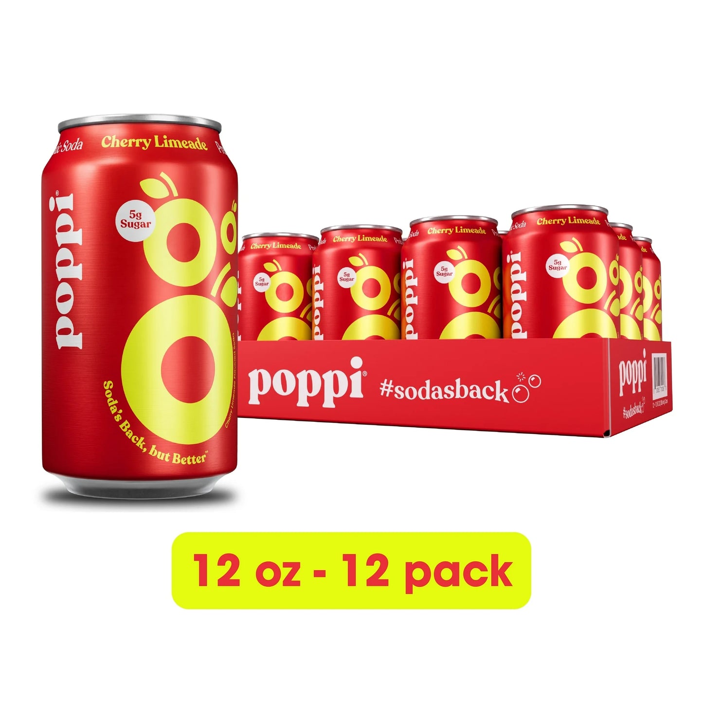 POPPI CHERRY LIMEADE CAN 12/ 12OZ