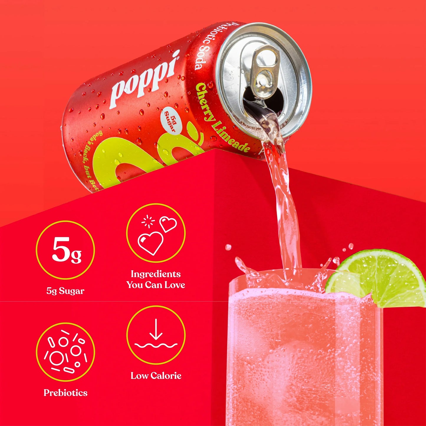 POPPI CHERRY LIMEADE CAN 12/ 12OZ
