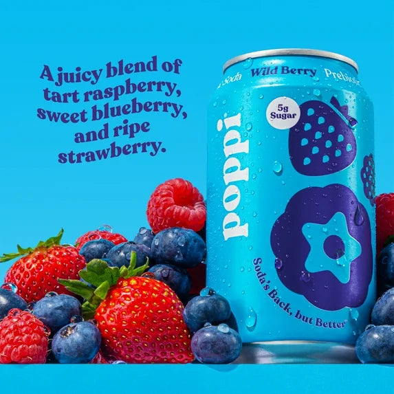 POPPI WILD BERRY CAN 12/ 12OZ