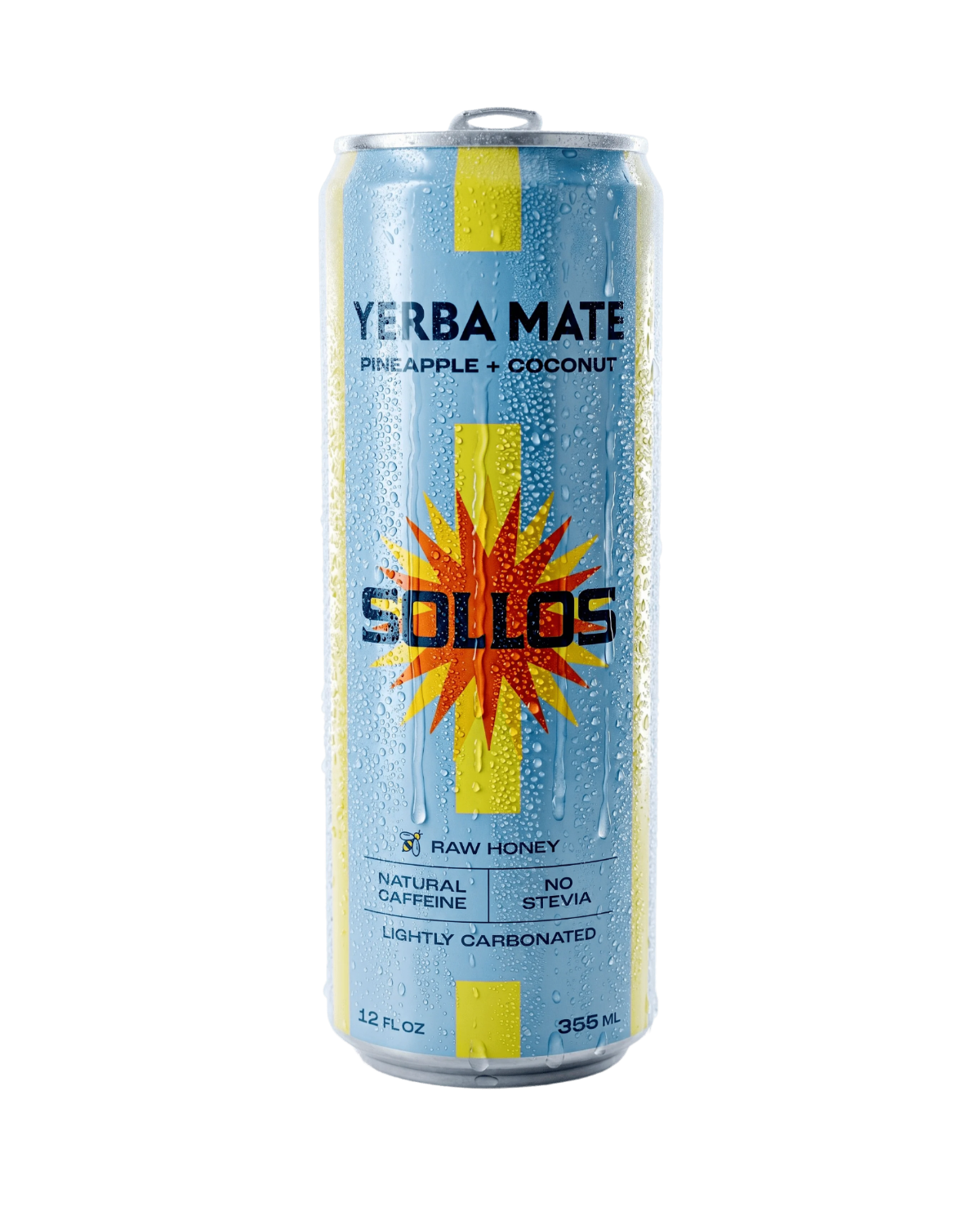 SOLLOS - YERBA MATE - PINEAPPLE AND COCONUT 12 PACK