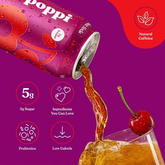 POPPI CHERRY COLA CAN 12/ 12OZ