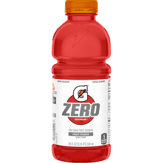 GATORADE -  ZERO FRUIT PUNCH -20OZ (3X8PK)